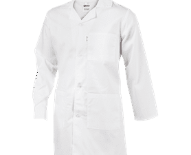 Beck Poly Cotton Long Sleeve Dust Coat White Size 34