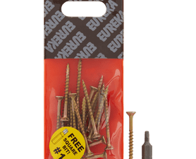 Eureka 1FA40U 3.5 x 40 mm Cut Screw Smooth Shank 16 Pack