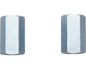 Eureka 10 x 17 x 40 mm Coupling Nut 2 Pack