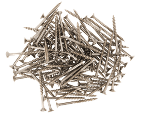 Build and Fix 100 x Pozi Chipboard Screws 5 x 60 mm