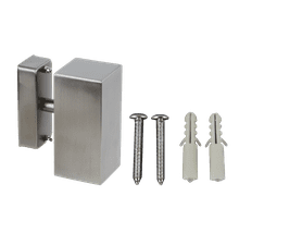 Design House LED Single Square Wall Washer Chrome