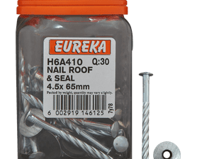 Eureka 50 x Roof and Seal Nails 4.5 x 65 mm