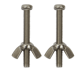 Bluechem Nuts and Bolts Stainless Steel– Rust-Proof Fasteners for Pool Poles and Outdoor Equipment Light-Duty, Corrosion-Resistant Hardware