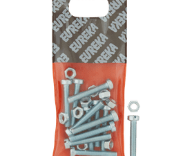 Eureka 5 x 30 mm Machine Screw and Nut Cheesehead 10 Pack