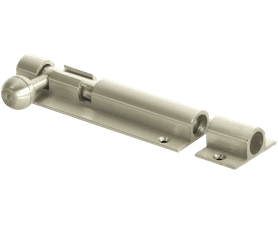 Build and Fix Barrel Bolt Heavy Duty Satin Nickel 100 x 33 x 16 mm
