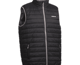 Hi-Tec Interceptor Mens Sleeveless Puffer Jacket Black and Grey 2XL