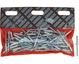 Eureka 80 x Aluminium Open Blind Rivets 4.8 x 18 mm