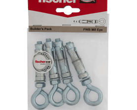 Fischer FWB M8 Eye Wall Bolt
