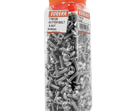 Eureka 300 x Gutter Bolts and Nuts 6 x 20 mm