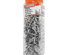 Eureka 200 x Aluminium Large Flange Blind Rivets 4.8 x 15 mm