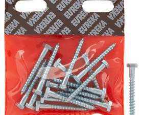 Eureka 1CC30U 6 x 50 mm Coach Screw Galvanised 16 Pack