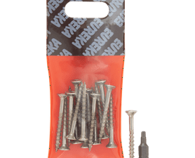 Eureka 1FK10U 4.5 x 40 mm Cut Screw Stainless Steel 16 Pack