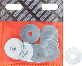 Eureka 25 x Medium Body Washers 10 x 34 x 1.5 mm