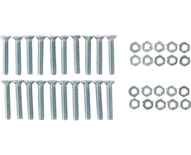 Eureka 4 x 25 mm Machine Screw and Nut Countersunk 15 Pack