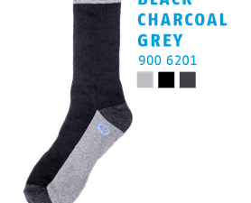 Bata Socks Charcoal and Black Size 10-14