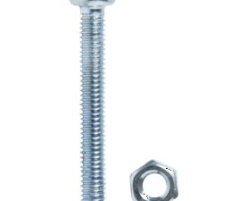 Build and Fix BP-MSCHN430-12 12 x Steel Machine Screws and Nuts 4 x 30 mm