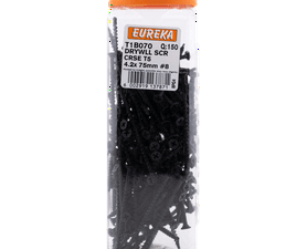 Eureka 150 x Drywall Coarse Thread Screws 4.2 x 75 mm
