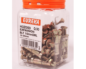 Eureka 5 x 50 mm Expansion Bolt 30 Pack