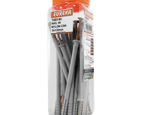 Eureka 8 x 135 mm Nail In Nylon Csk Q30