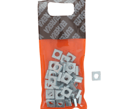 Eureka Zinc Plated Square Nut 6 mm