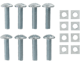 Eureka 6 x 25 mm Gutter Bolt and Nut 8 Pack