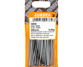 Eureka Flat Head Wire Nails 50 mm
