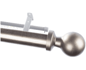 Finishing Touches Rod and Track Pole Set Ball Silver 2000 x 63 x 2020 mm