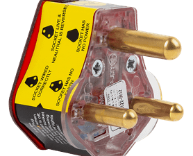 Eurolux 3 Pin Stand Alone Surge Plug Red