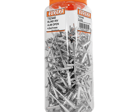 Eureka 250 x Aluminium Open Blind Rivets 4.8 x 21 mm