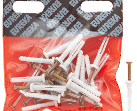 Eureka 6Q20 5 x 35 mm Nail In Rimmed White 25 Pack