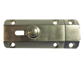 Euro Brass Auto Bolt Nickel 75 mm