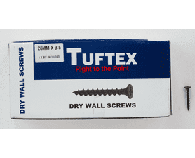 Tuftex 500 x Dry Wall Screws 3.5 x 28 mm