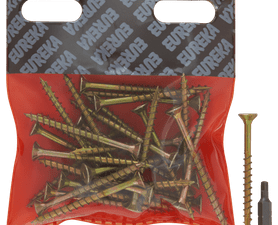 Eureka 1FA80U 5 x 60 mm Cut Screw Smooth Shank 25 Pack