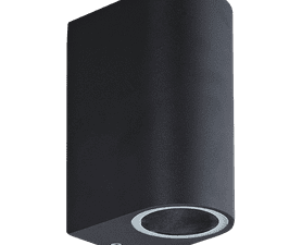 Design House Sleek Double Round Washer Wall Light