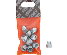 Eureka Zinc Plated Dome Nut 8 x 10 mm