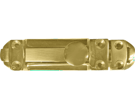 Euro Brass Deadbolt Flat Brass 100 mm