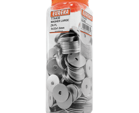 Eureka 300 x Large Zinc Plated Washers 6 x 32 x 1.5 mm