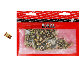 Rutherford 100 x M5 Large Flange Rivet Nuts