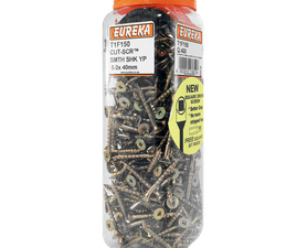 Eureka 5 x 40 mm Cut-Screw Smooth Shank Yp Q400