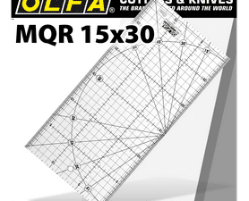Olfa Metric Quilt Ruler (150 x 300mm)