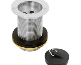 Build and Fix Waste Unslotted Brass Nut 32 mm