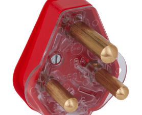 Crabtree Plug Top 16 amp Red