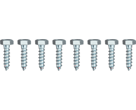 Eureka 1CE20U 10 x 40 mm Coach Screw Galvanised 8 Pack