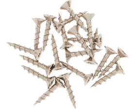 Build and Fix 20 x Pozi Chipboard Screws 4 x 20 mm