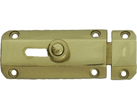 Euro Brass Auto Bolt Brass 75 mm