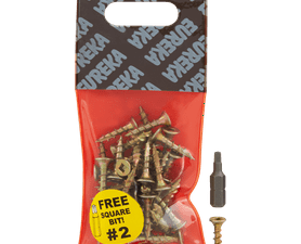 Eureka 1FA10U 4 x 20 mm Cut Screw Full Thread 40 Pack