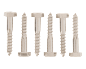 Build and Fix 6 x Coach Screws 10 x 60 mm