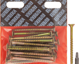 Eureka 1FG70U 6 x 75 mm Cut Screw Smooth Shank 25 Pack
