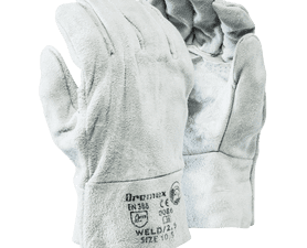 Pioneer Wrist Length Leather Gloves Chrome