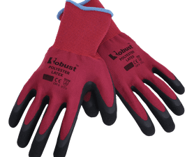 Robust 13G Comfort Grip Safety Gloves Red Size 10